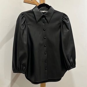Zara Puff Sleeve Blouse